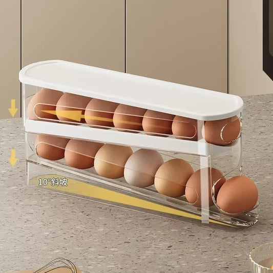 2-layered Automatic Rolling Egg Dispenser