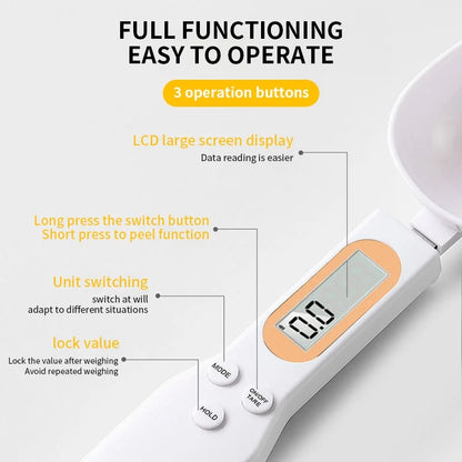 500g Measuring Spoon Digital Kitchen Scale