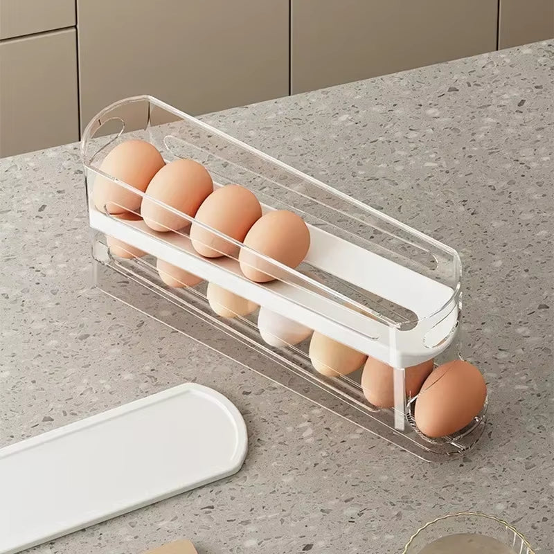2-layered Automatic Rolling Egg Dispenser