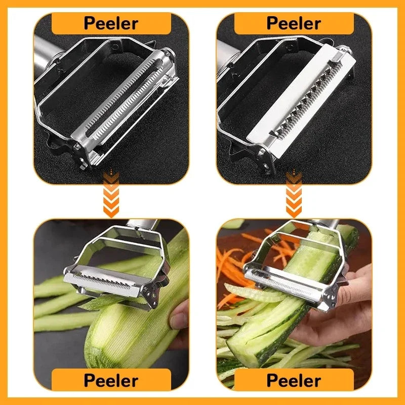 2-in-1 Stainless-steel Peeler & Grater