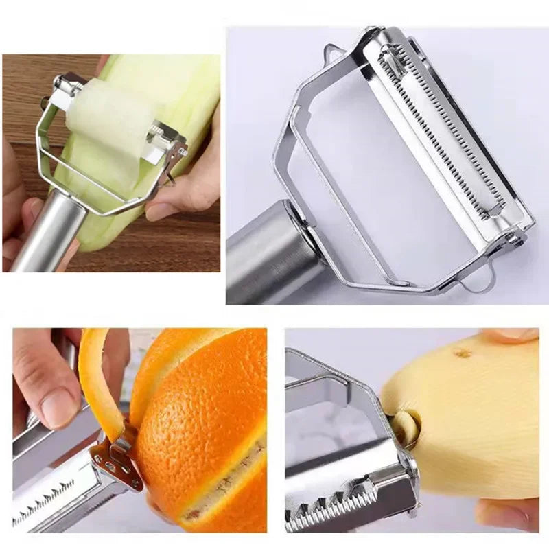 2-in-1 Stainless-steel Peeler & Grater