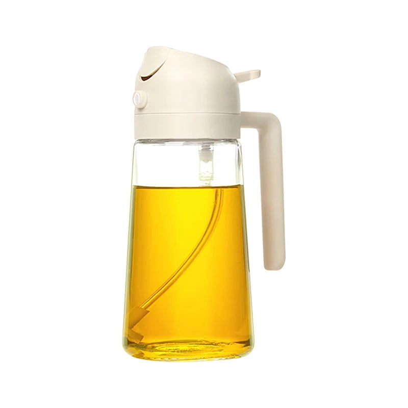 2-in-1 Oil Spray & Pour Dispenser Bottle