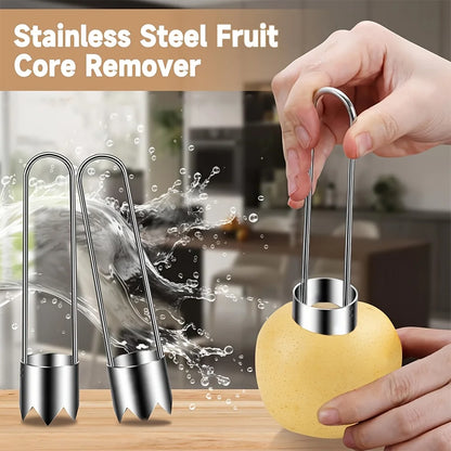 Stainless-steel Fruit & Vegetable Corer and Seed Remover