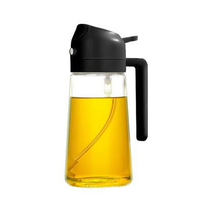 2-in-1 Oil Spray & Pour Dispenser Bottle