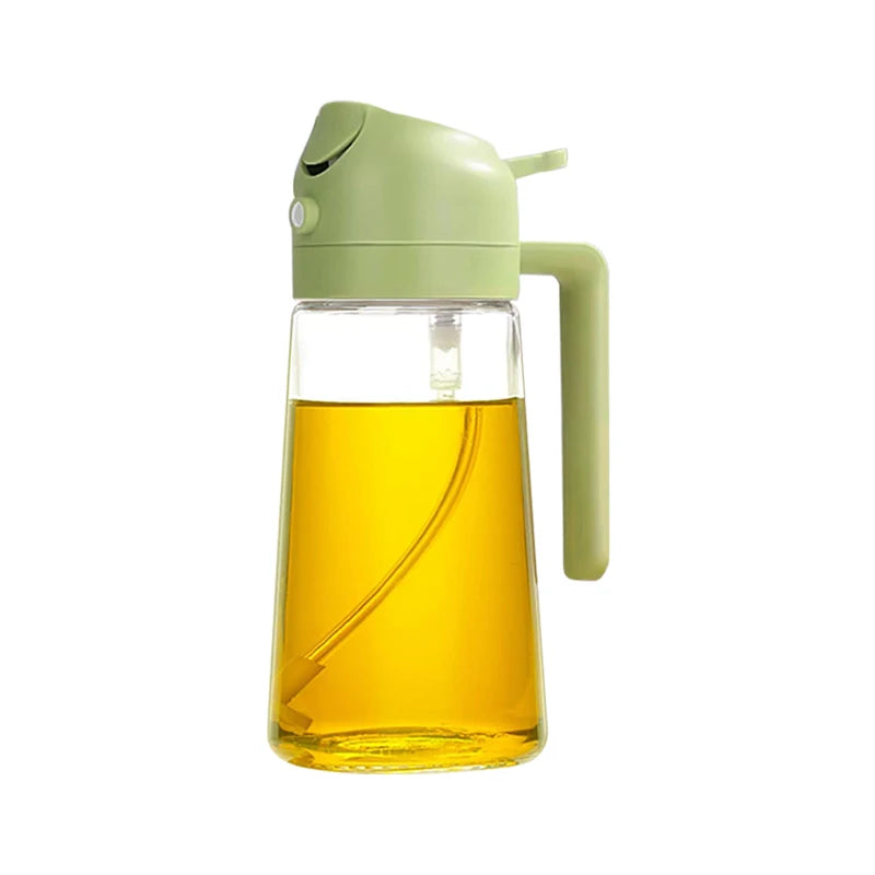 2-in-1 Oil Spray & Pour Dispenser Bottle