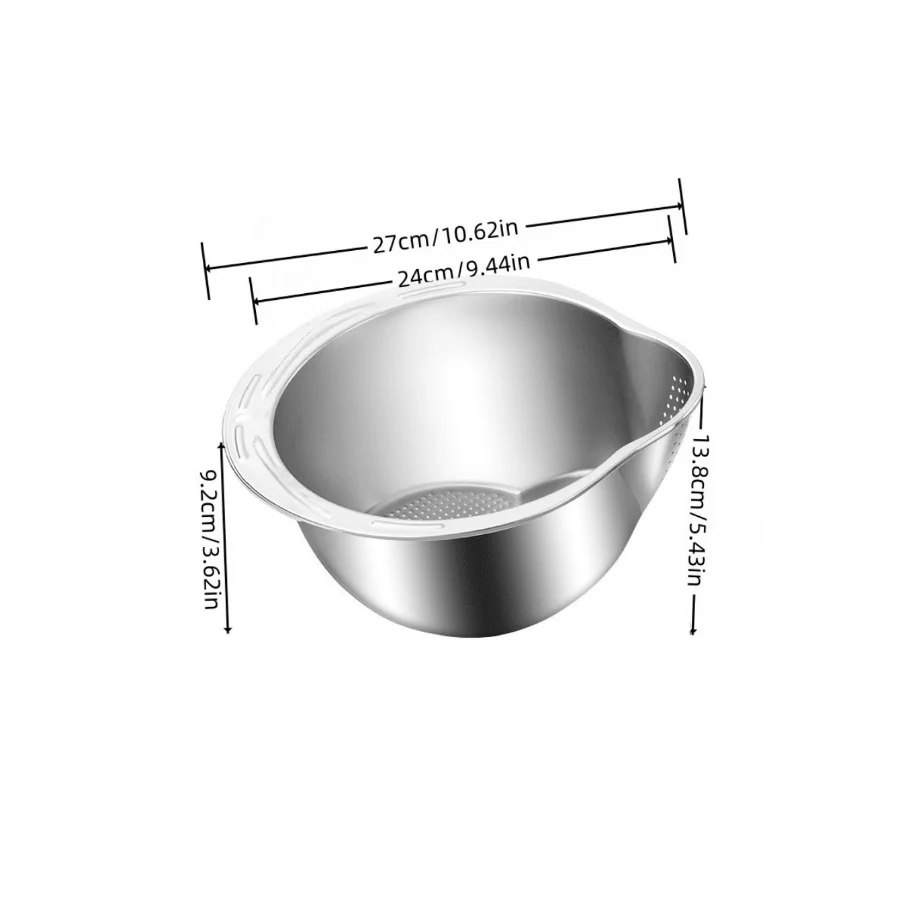 Stainless-Steel Food Drainage Sieve