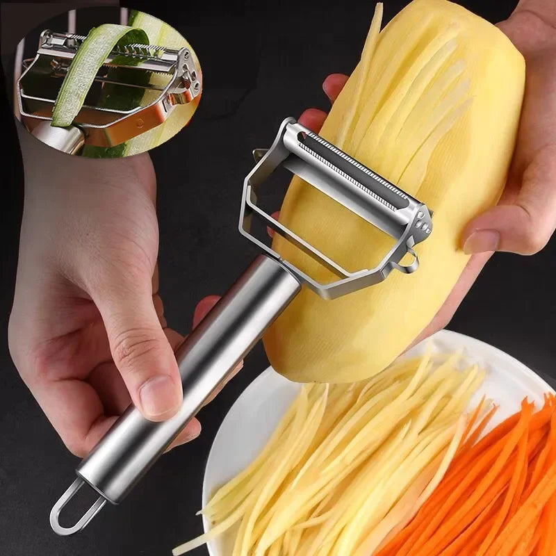 2-in-1 Stainless-steel Peeler & Grater