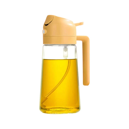 2-in-1 Oil Spray & Pour Dispenser Bottle