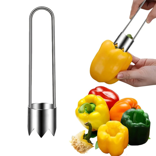 Stainless-steel Fruit & Vegetable Corer and Seed Remover