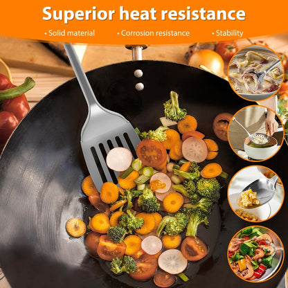 5-piece Stainless-steel Durable Utensils Set