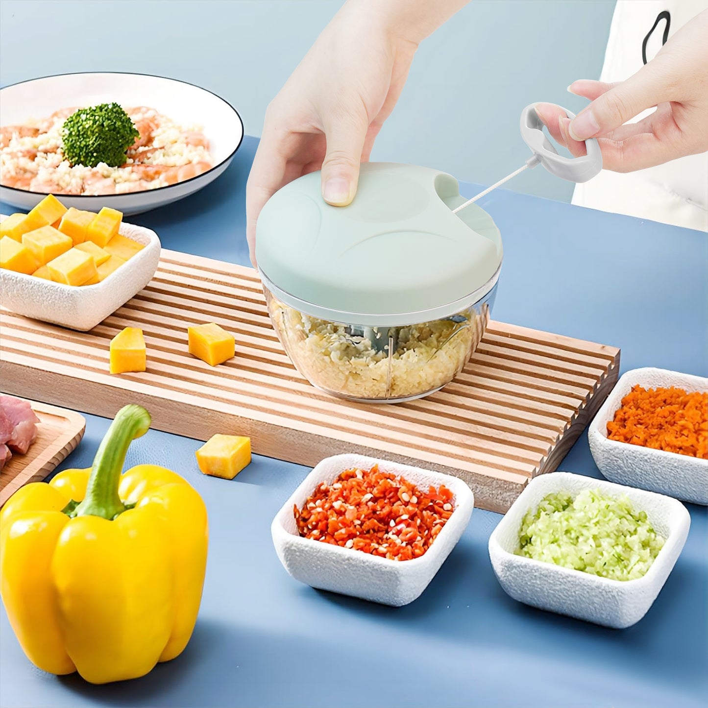 Manual Pull Food Chopper